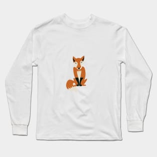 Foxes Playing in the Emerald Forest Long Sleeve T-Shirt